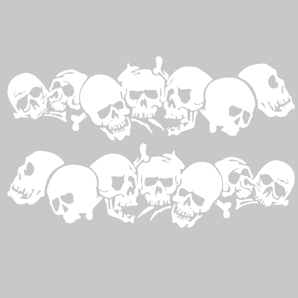 AuMoHall Skull Car Decal Stickers - 59.06