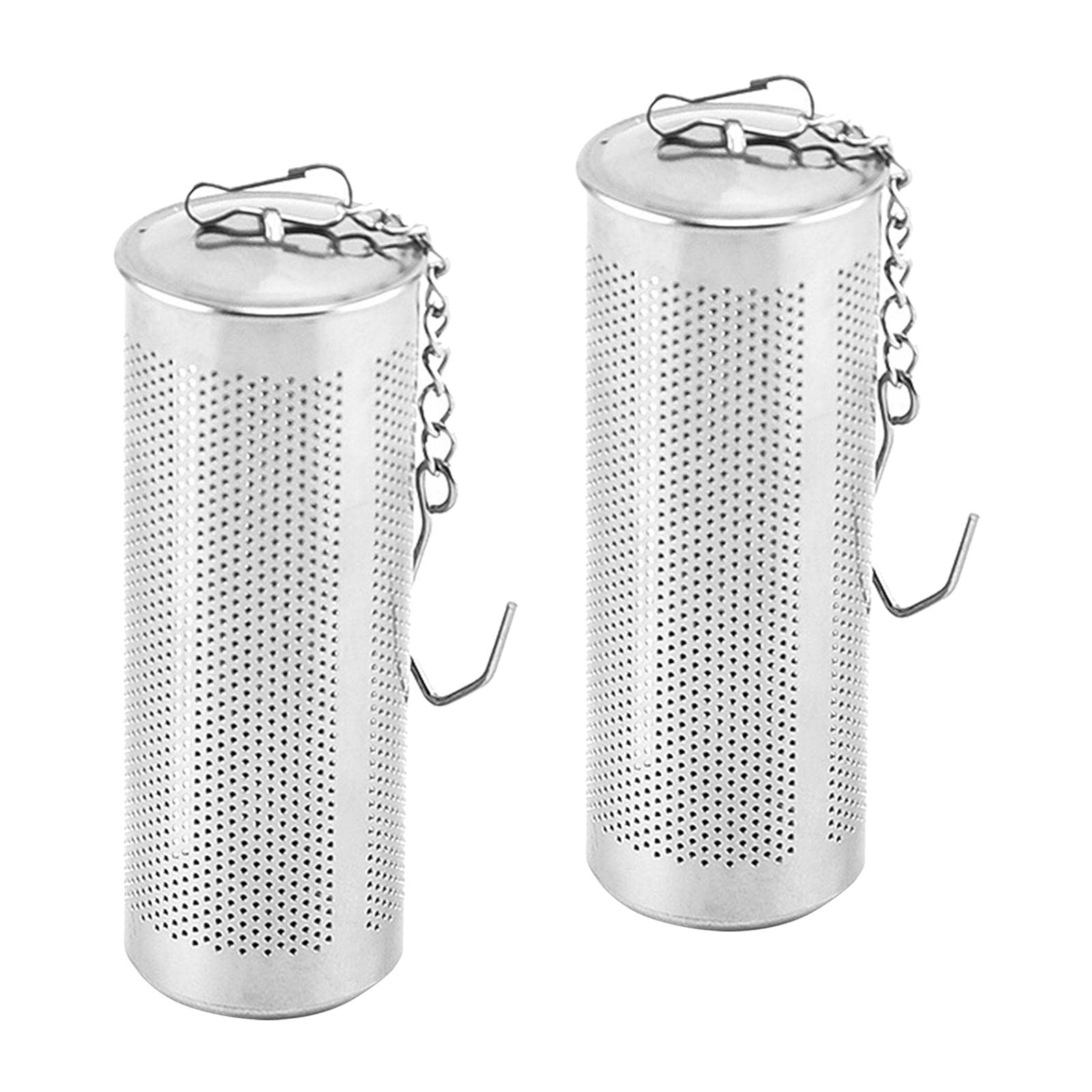 Bothyi 2-Pack Stainless Steel Loose Tea Infuser - Fine Mesh Tea Ball Strainer for Herbal, Green, Black Tea & Cooking Spices (6.5cm Height) - Perfect for Home, Office & Tea Party Brewing