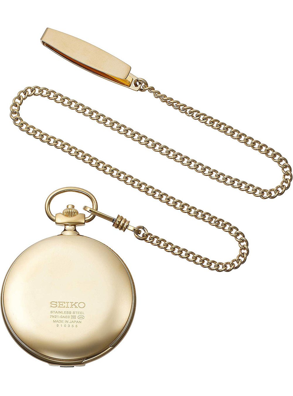 SEIKO SAPQ008 Japanese Pocket Watch - Vintage Style, Made in Japan, JDM - Perfect for Collectors, Gifts & Steampunk Fashion