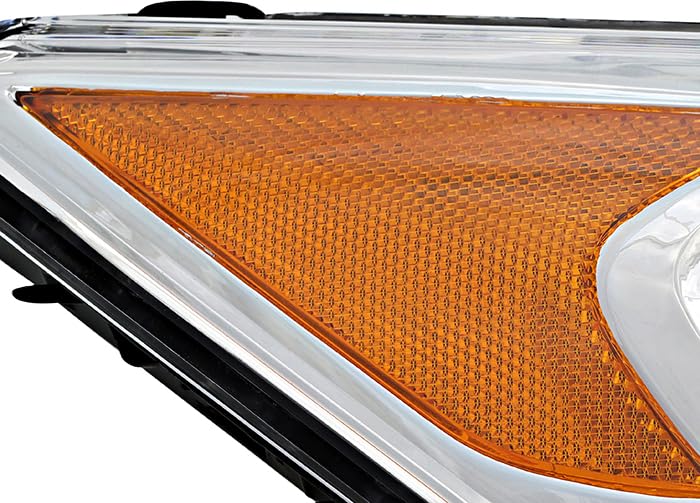 2016-2017 Honda Accord Sedan EX/EX-L/Sport Right Passenger Side Halogen Headlight Replacement - Perfect for Night Driving & Road Safety
