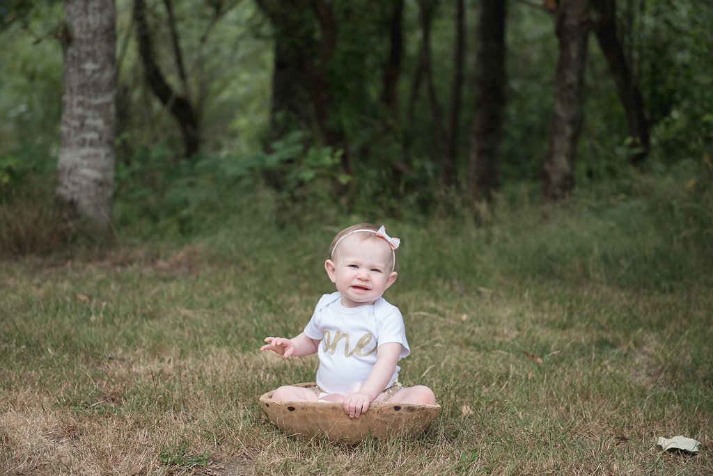 Trendy 1st Birthday Outfit for Girls - Bump and Beyond Designs Baby Girl First Birthday Shirt, White, 6-12 Months | Perfect for Birthday Photoshoots, Cake Smash Sessions & Special Celebrations