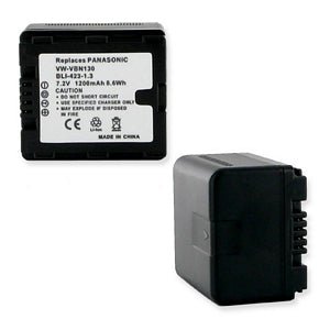 Panasonic VW-VBN130 Rechargeable Battery for Camcorders - Long Lasting Power for Video Recording & Outdoor Shooting