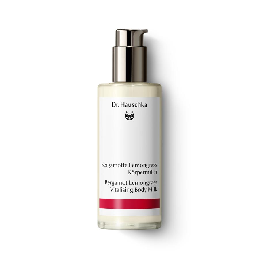 Dr. Hauschka Bergamot Lemongrass Vitalizing Body Milk - Hydrating & Revitalizing Lotion for Dry Skin, Perfect for Daily Moisturizing & Spa Relaxation