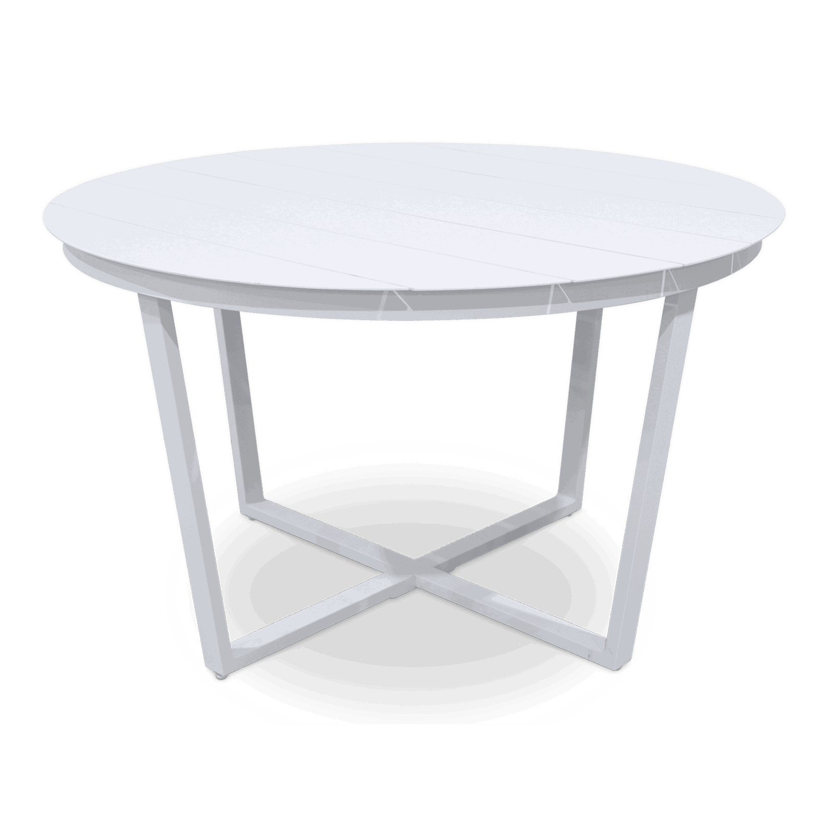 Amalfi Round 5-Piece Outdoor Dining Set with Weather-Resistant Polypropylene Chairs - Perfect for Patio, Garden & Backyard Entertaining