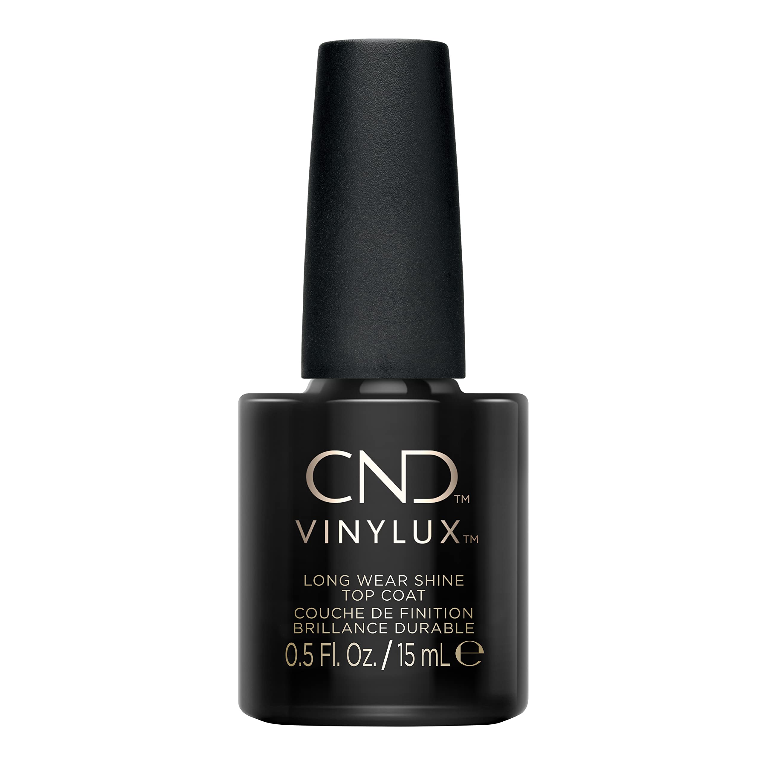 CND Vinylux Long Wear Shine Top Coat - Quick Drying Nail Polish, Easy Removal, 0.5 Fl Oz - Perfect for Salon Quality Manicures at Home & Professional Nail Care