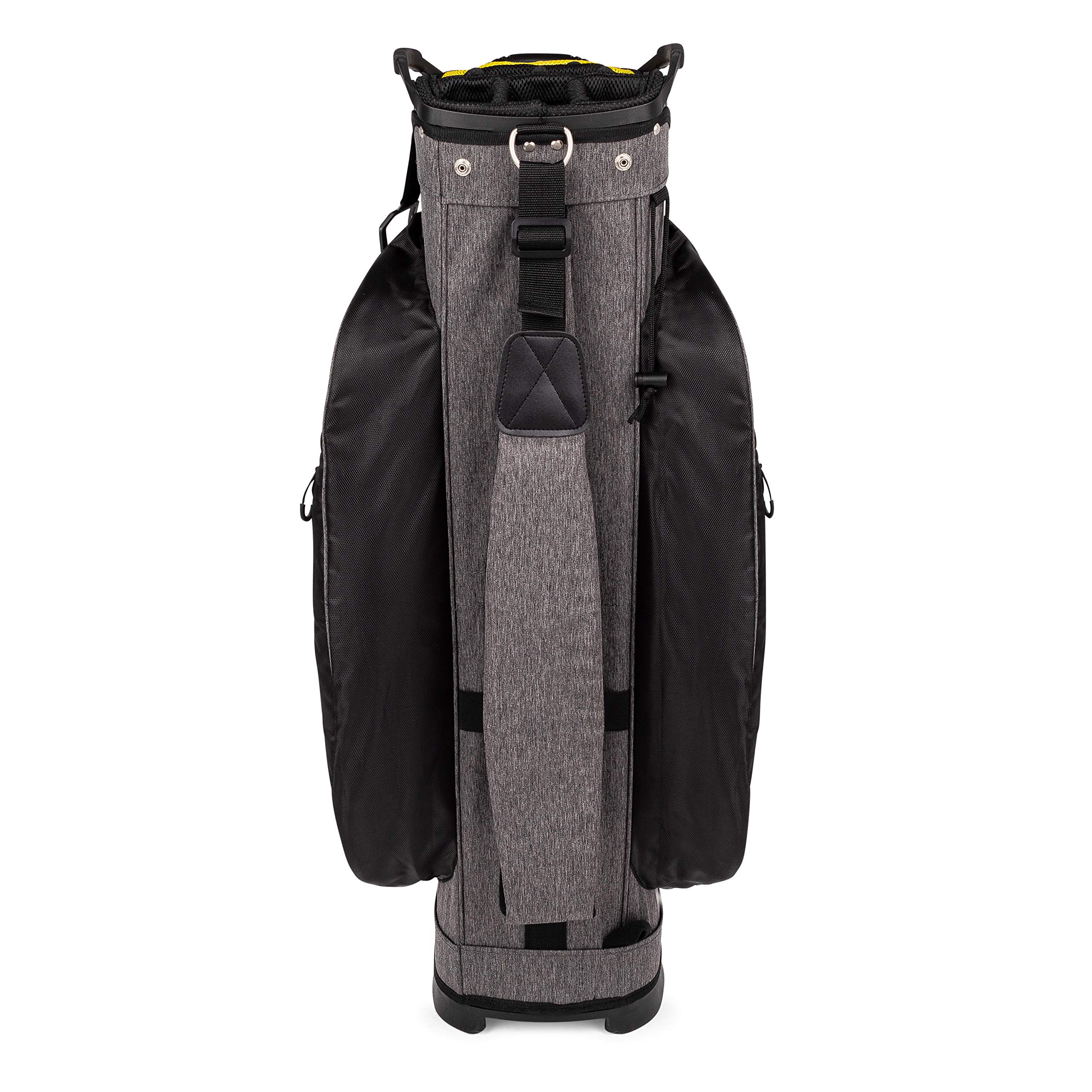Founders Club Franklin Golf Push Cart Bag - Lightweight Riding Cart Bag with Full Rain Cover, Secure Push Cart Base, 15-Way Full Length Divider & External Putter Tube - Perfect for Golf Tournaments, Practice Rounds & Course Play