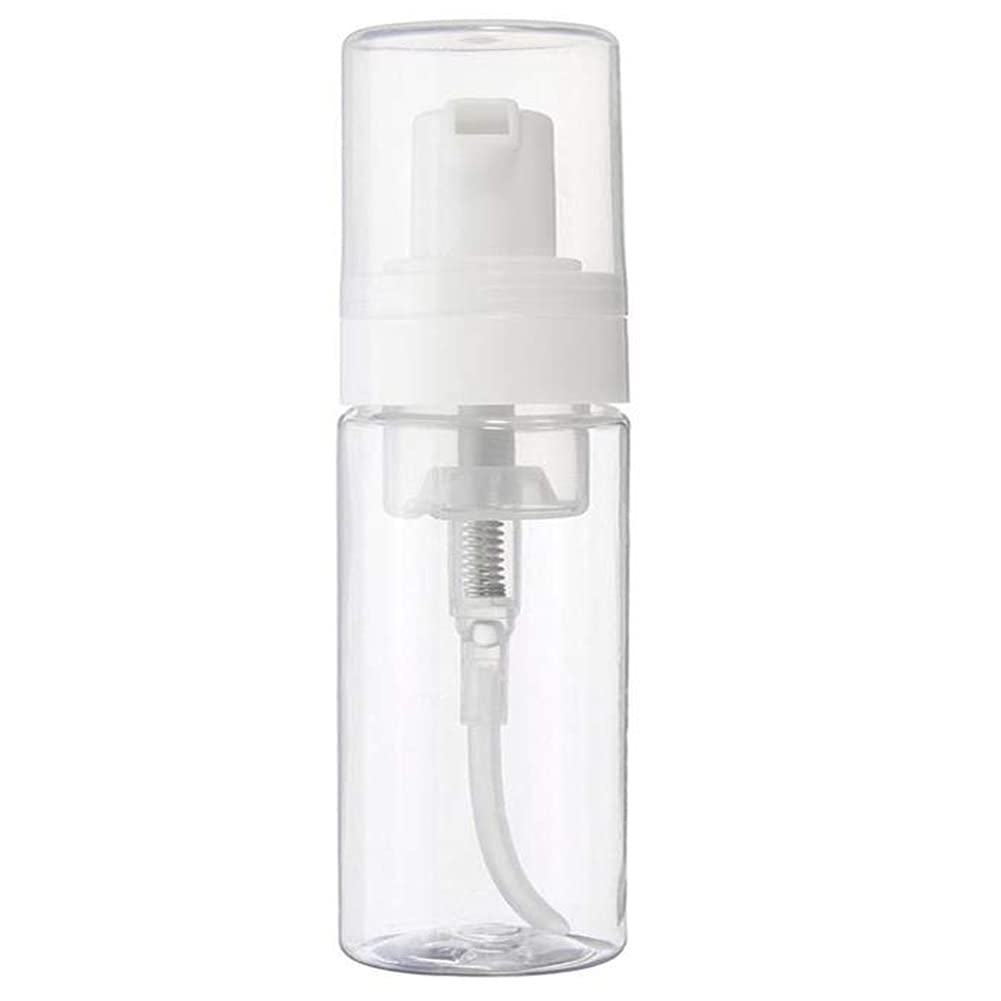 Hunky Dory 100ml Unbreakable Plastic Foam Pump Bottle - Refillable Travel Size for Hand Soap, Shampoo & Body Wash - Mini Dispenser for Cleaning & Cosmetics (Set of 1) - Perfect for Travel, Gym & Home Use