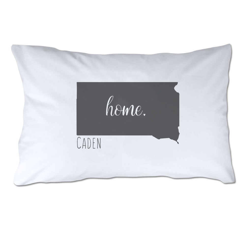 Personalized South Dakota State Home Pillowcase - Custom Decorative Couch Throw Pillow Cover for Living Room, Bedroom & Dorm Decor