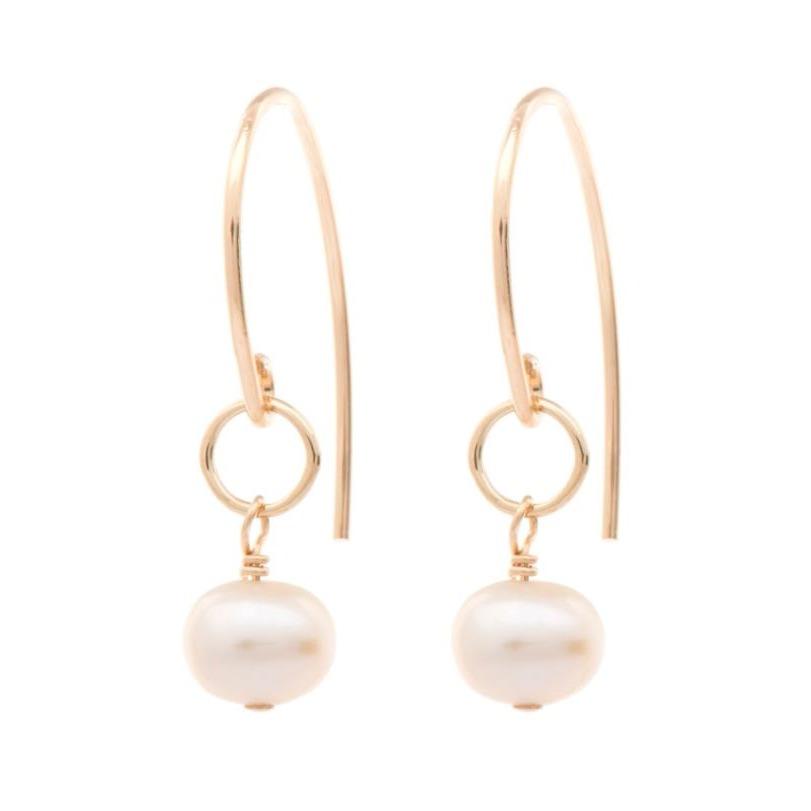 Freefall Pearl Earrings - Elegant Dangle Drop Earrings for Women | Perfect for Weddings, Parties & Evening Events