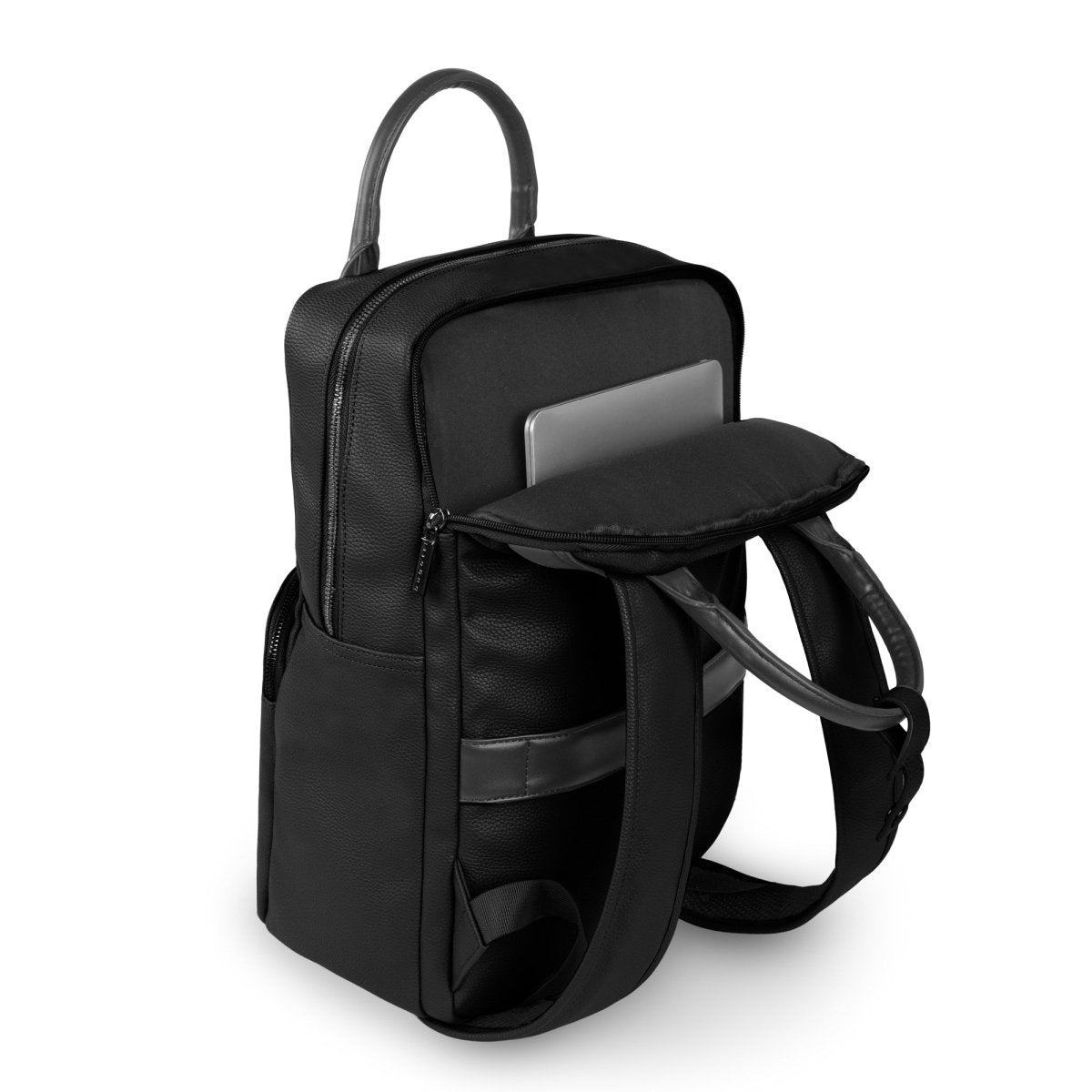 Bugatti Contrast Backpack II - Stylish & Durable Laptop Backpack for Men & Women, Water-Resistant Travel Backpack with USB Charging Port - Perfect for Work, School, College & Outdoor Adventures