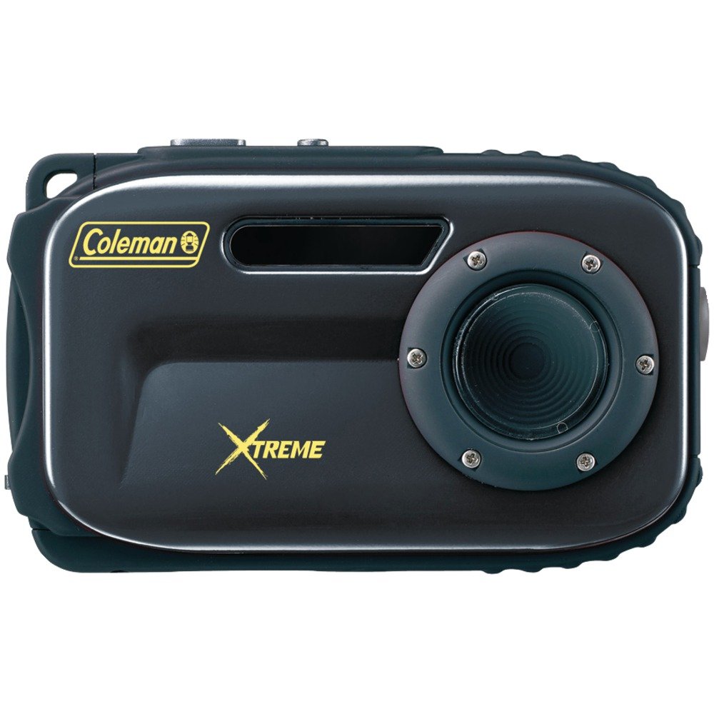 Coleman C5WP-BK 12MP Xtreme Waterproof Digital Camera - Black | Shockproof & Underwater Camera for Outdoor Adventures, Snorkeling, Hiking & Travel Photography