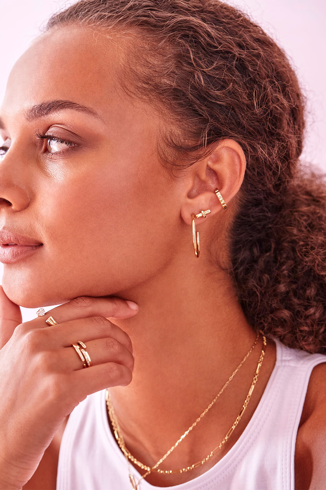 Large Chunky Hoop Earrings for Women - Trendy Oversized Gold & Silver Statement Earrings for Everyday Wear & Special Occasions