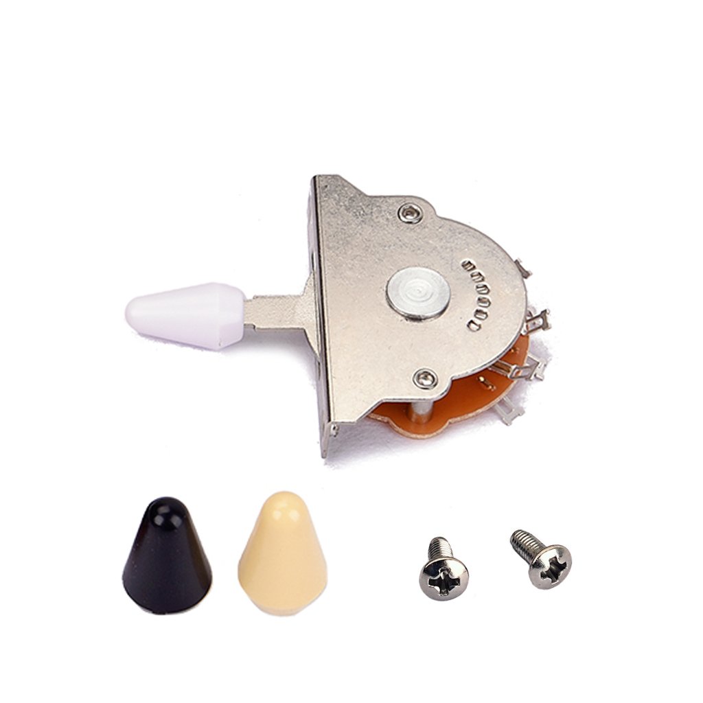 Alnicov 5-Way Pickup Selector Switch for Electric Guitar - Premium Replacement Part with Installation Tips | Perfect for ST, FD Models & DIY Guitar Upgrades