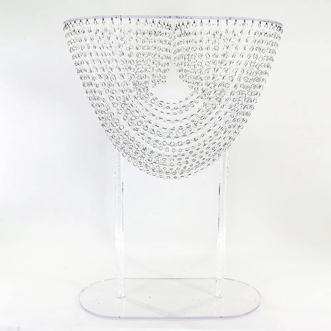 Elegant Acrylic Wedding Centerpiece Flower Stand - 80x60CM Tall for Weddings, Parties & Events - Perfect for Table Decor, Reception Centerpieces & Bridal Shower Decorations by CITNAMOR