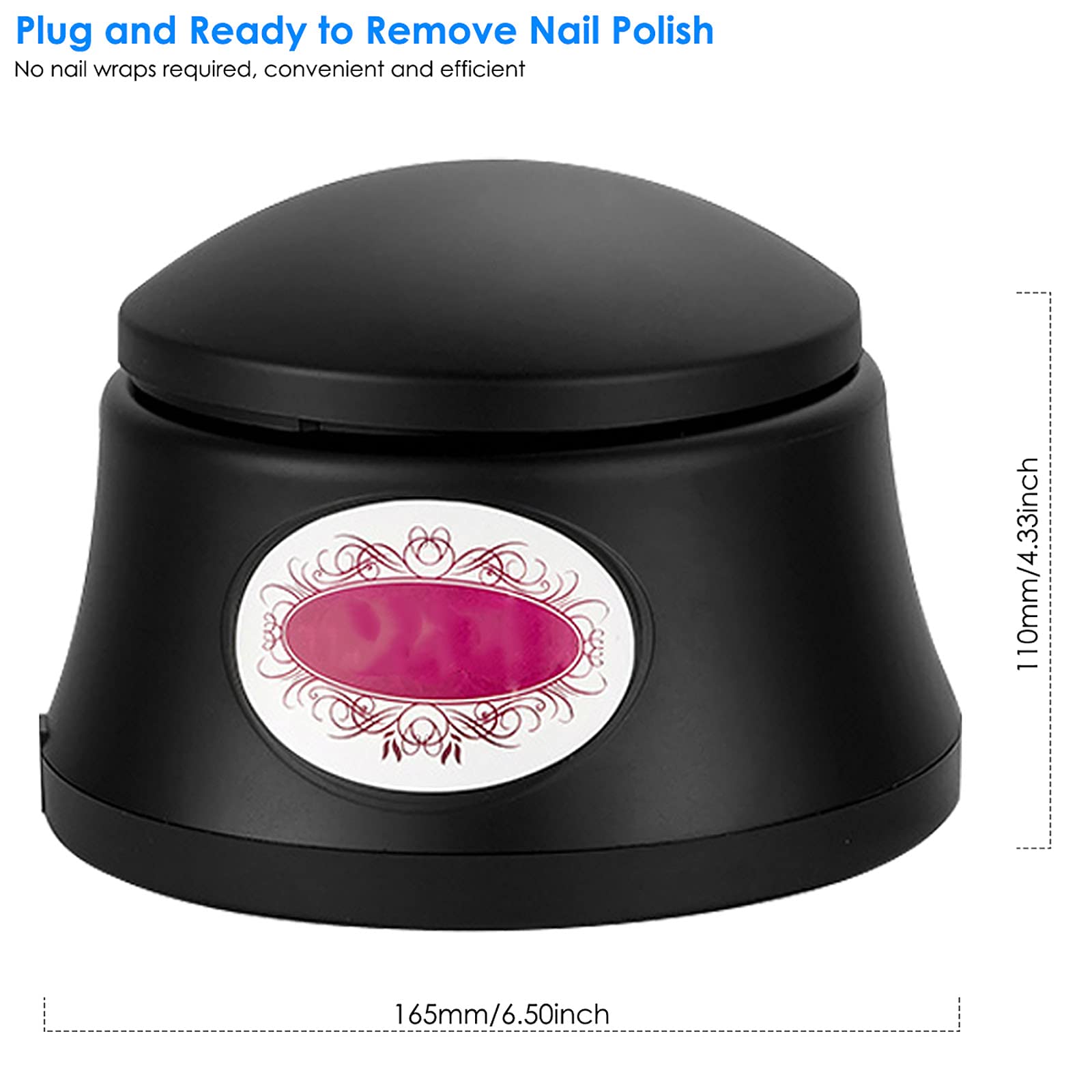 Electric Nail Polish Steam Remover Machine - Professional Nail Art Salon Tool for Fast & Gentle Polish Removal | Perfect for Home & Salon Use, Manicures & Pedicures