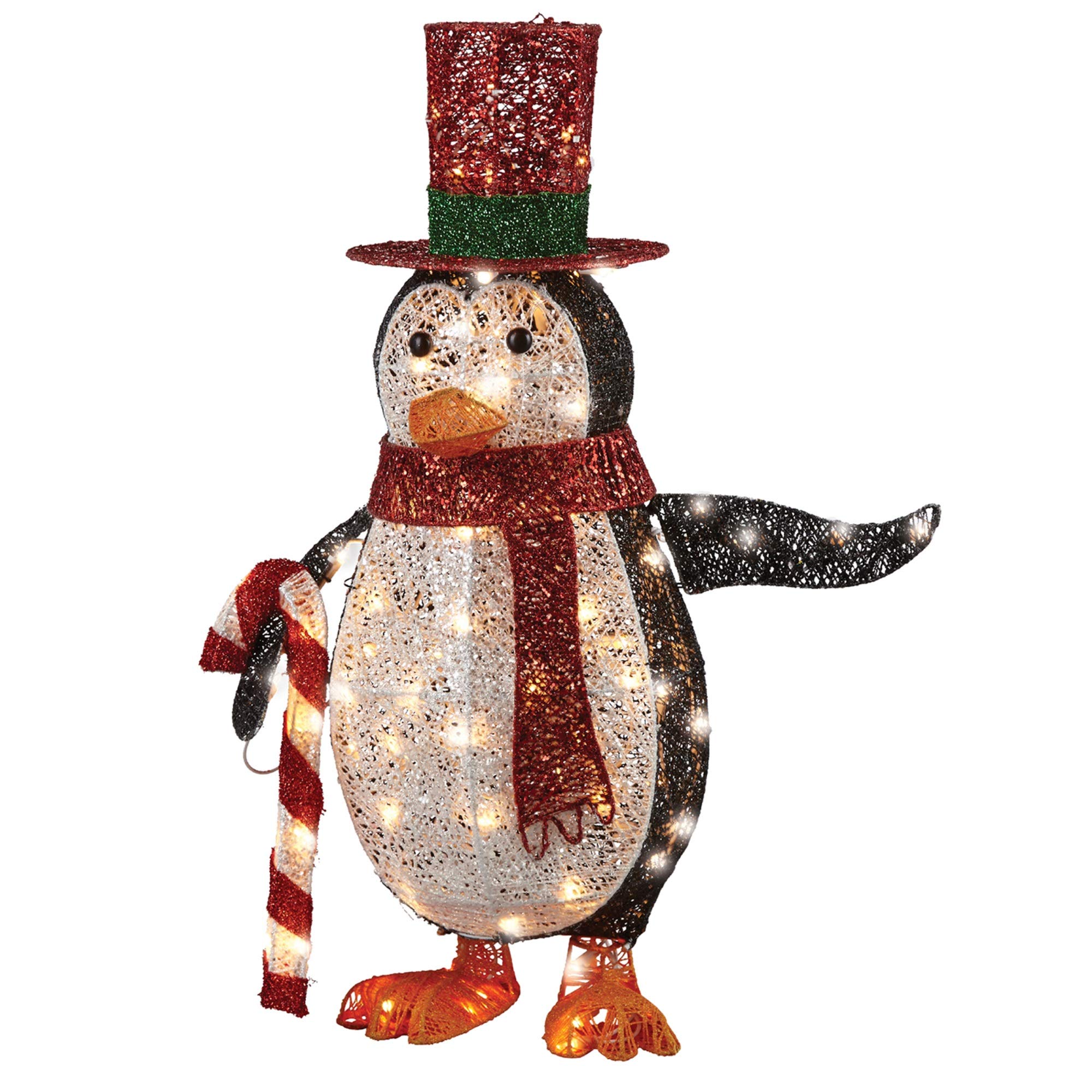 Ergode 36-inch LED Penguin Light Figurine - Outdoor/Indoor Decoration for Christmas, Garden, Party & Home Decor