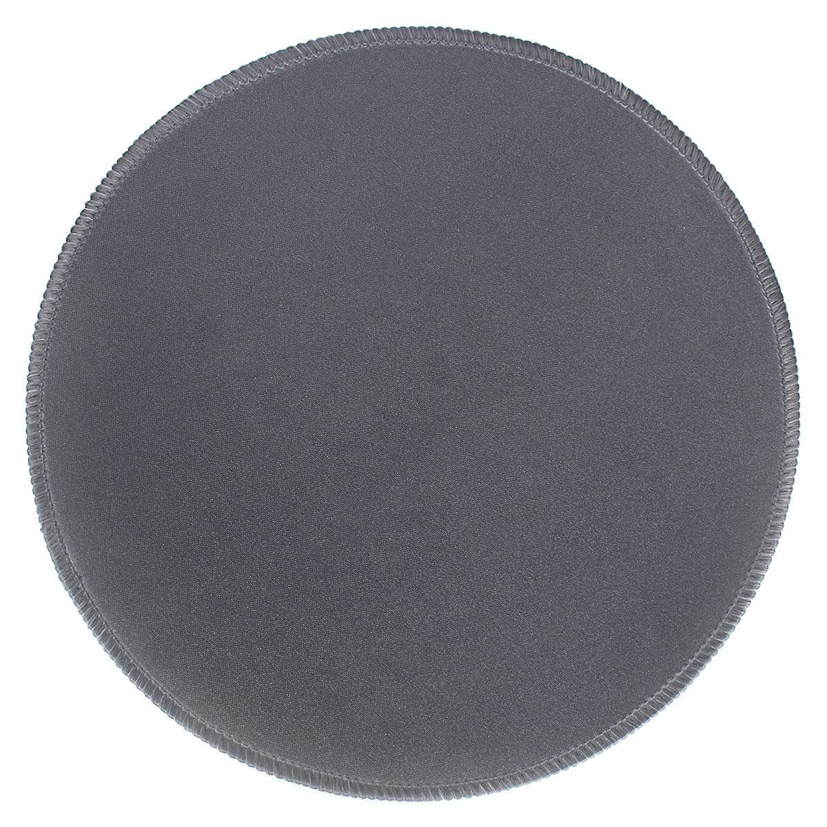 Premium Round Gaming Mouse Pad - Non-Slip Rubber Base, Stitched Edge, 8.66x8.66x0.07 Inch Foldable Desk Mat for PC, Laptop & Office Use | Perfect for Gaming, Work & Home Office Setup (Dark Gray)