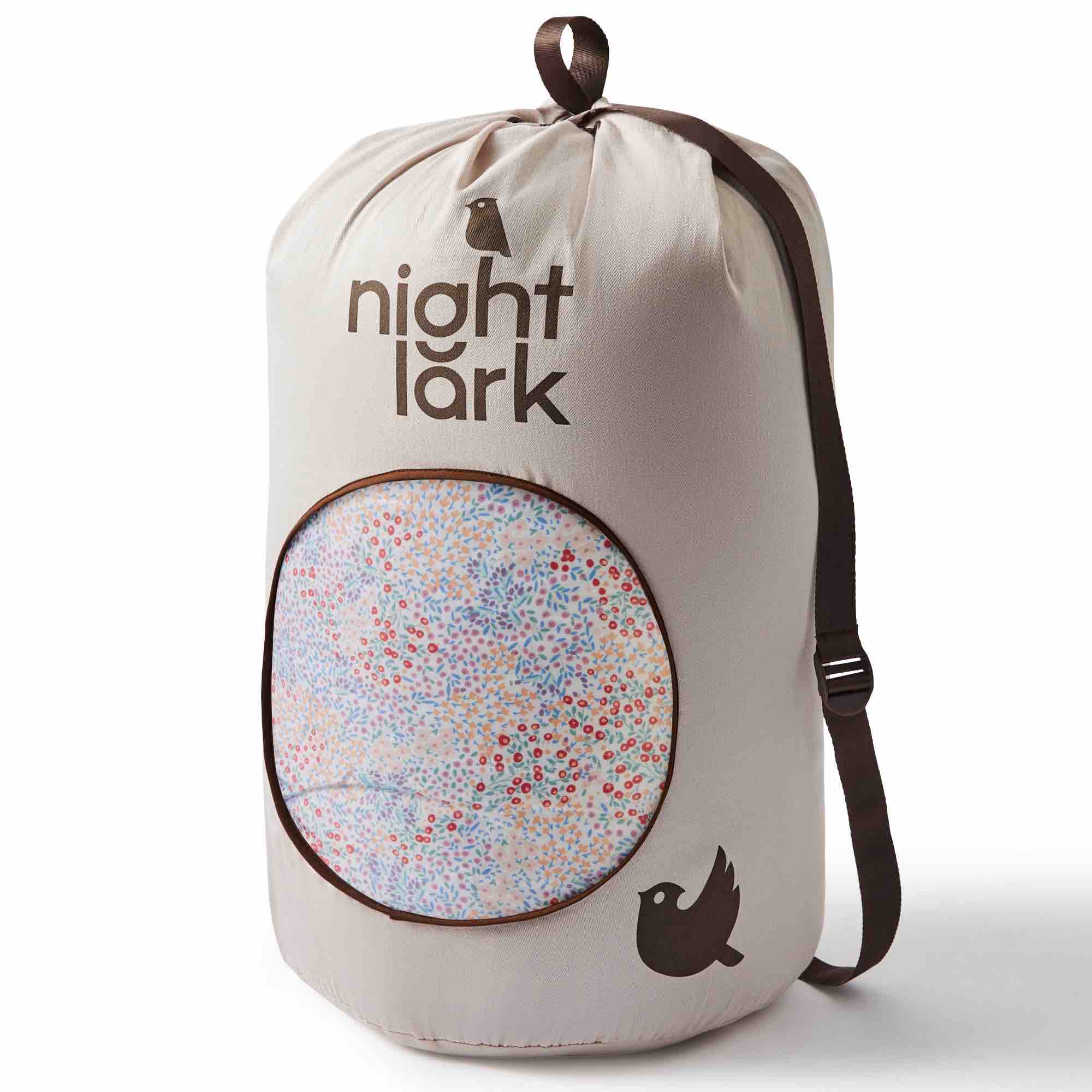 Night Lark Spring Bloom Coverless Duvet - Lightweight All-Season Comfort for Bedroom & Guest Room