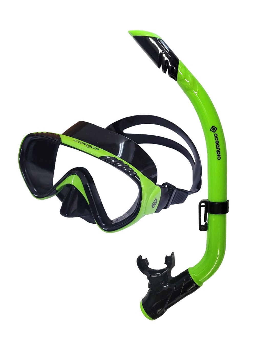 Ocean Pro Wategos Jr Snorkel Set for Kids - Comfortable & Safe Snorkeling Mask with Anti-Fog Lens - Perfect for Pool, Beach & Ocean Swimming Adventures
