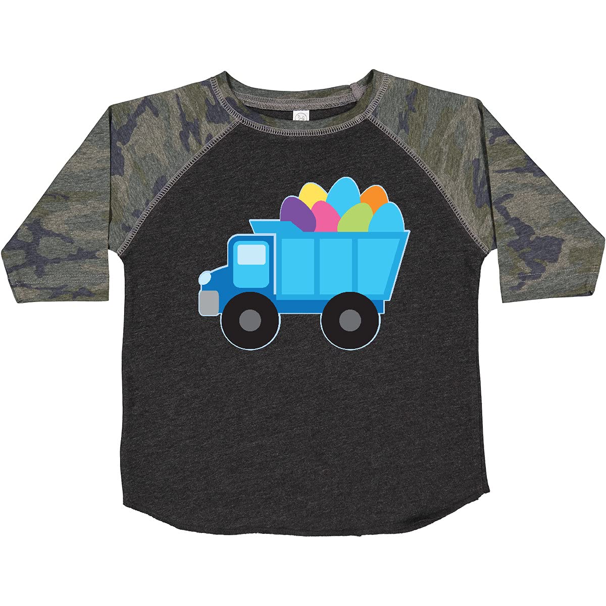 Inktastic Easter Egg Truck Boys Toddler T-Shirt - Cute Easter Graphic Tee for Toddler Boys - Perfect for Easter Celebrations, Spring Outfits & Family Photos