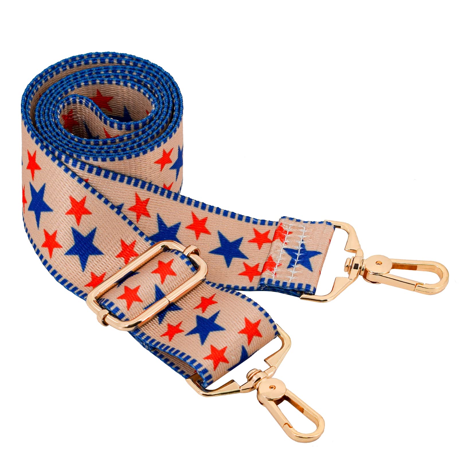 Replacement Crossbody Bag Strap with Metal Swivel Hook - Adjustable Shoulder Strap for Purses, Luggage & Guitar Cases | Perfect for Travel, Concerts & Everyday Use