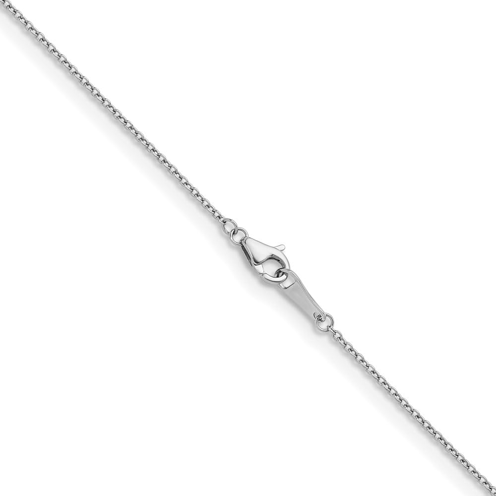 1.3mm Platinum Cable Chain Necklace for Women - Dainty & Elegant Jewelry for Everyday Wear, Parties & Gifts