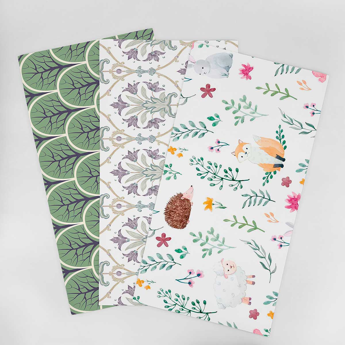 Kids Wallpaper Sample - Green & Similar Tones 002 | Nursery, Bedroom & Playroom Decor