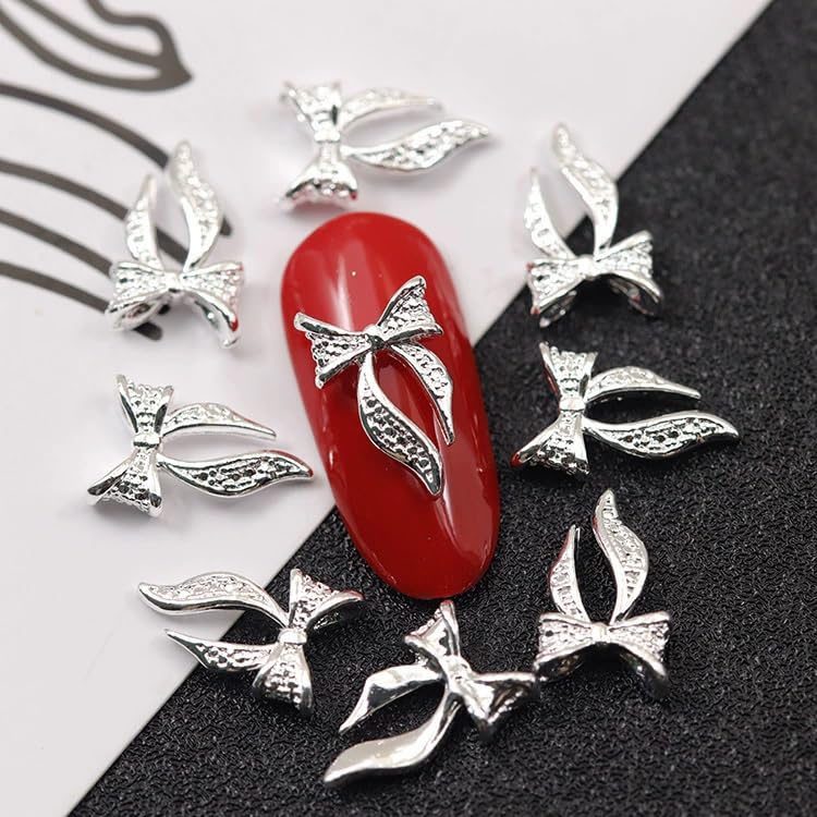 Silver Ribbon Bow