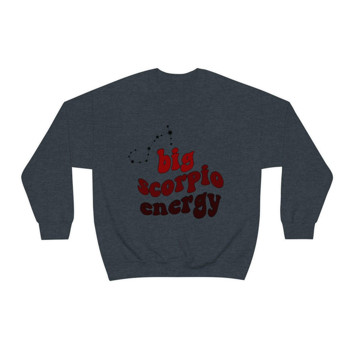 Scorpio Zodiac Sweatshirt - Big Scorpio Energy Hoodie for Astrology Lovers | Perfect Gift for Scorpio Season & Birthday Presents | Cozy Fall & Winter Fashion