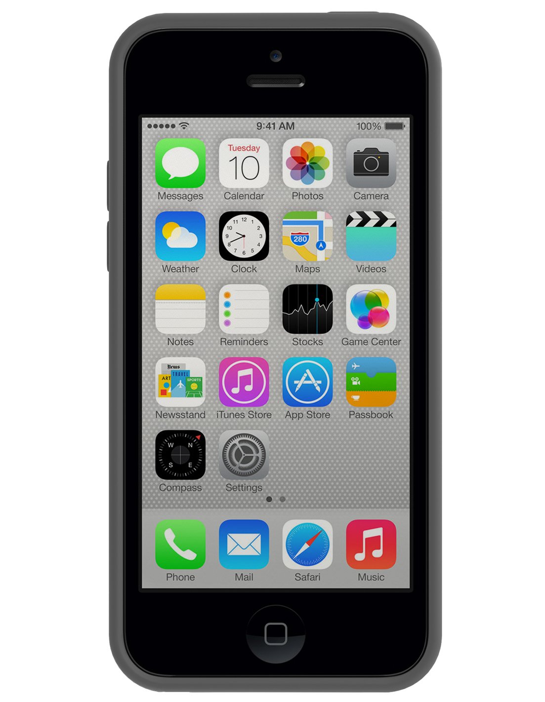 Skech Bello Protective Case for iPhone 5c - Slim Fit Shockproof Cover with Soft TPU Bumper, Matte Black Finish | Perfect for Everyday Use, Work & Travel Protection