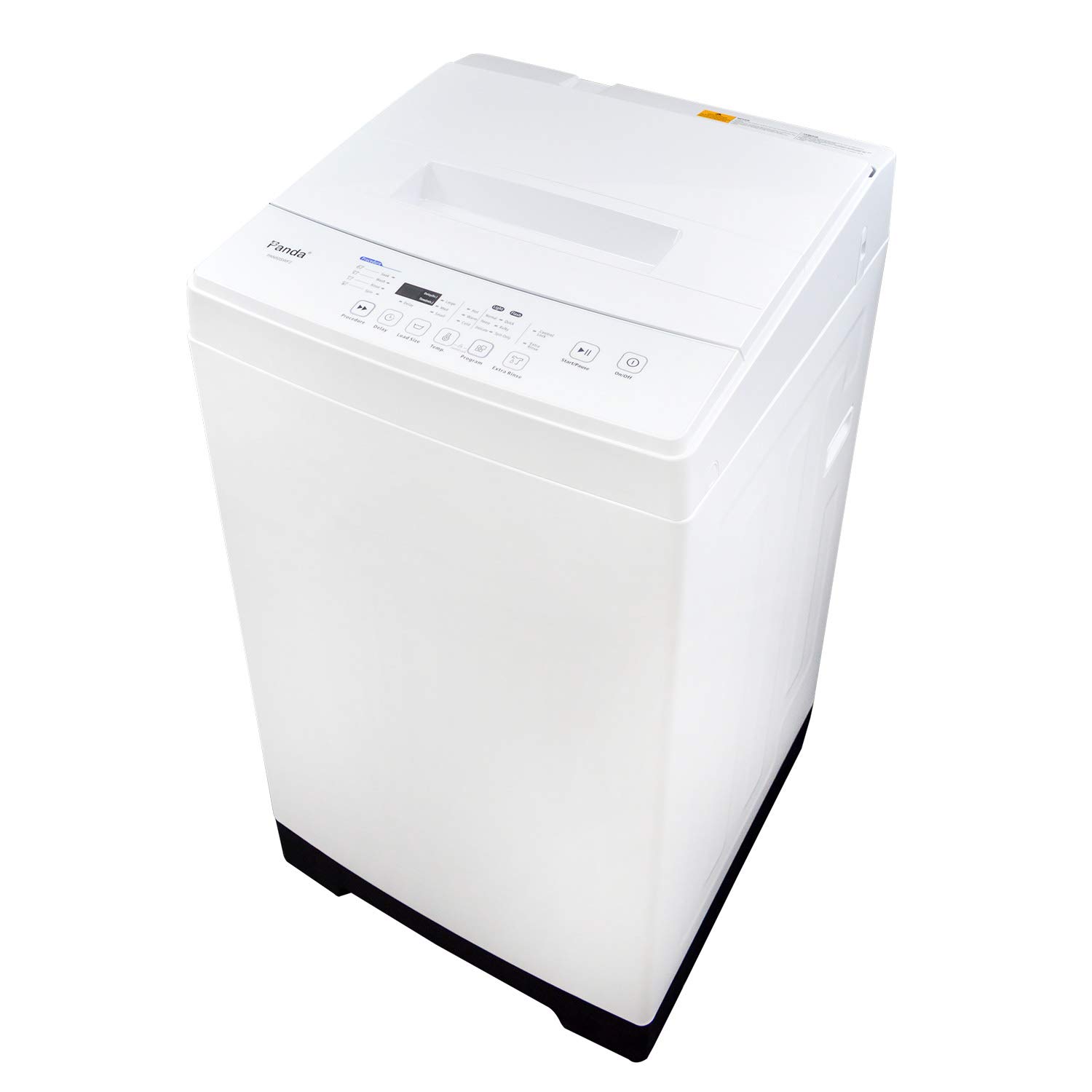 1.7 cu.ft Portable Washing Machine - Fully Automatic Compact Washer with 11lbs Capacity, Folding Window, White - Perfect for Apartments, RVs, Camping & Small Spaces