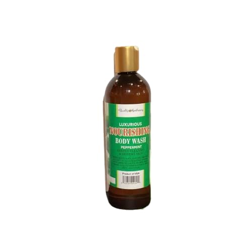 Refreshing Peppermint Body Wash for Dry Skin - Hydrating & Moisturizing Shower Gel - Perfect for Morning Showers & Post-Workout Refreshment