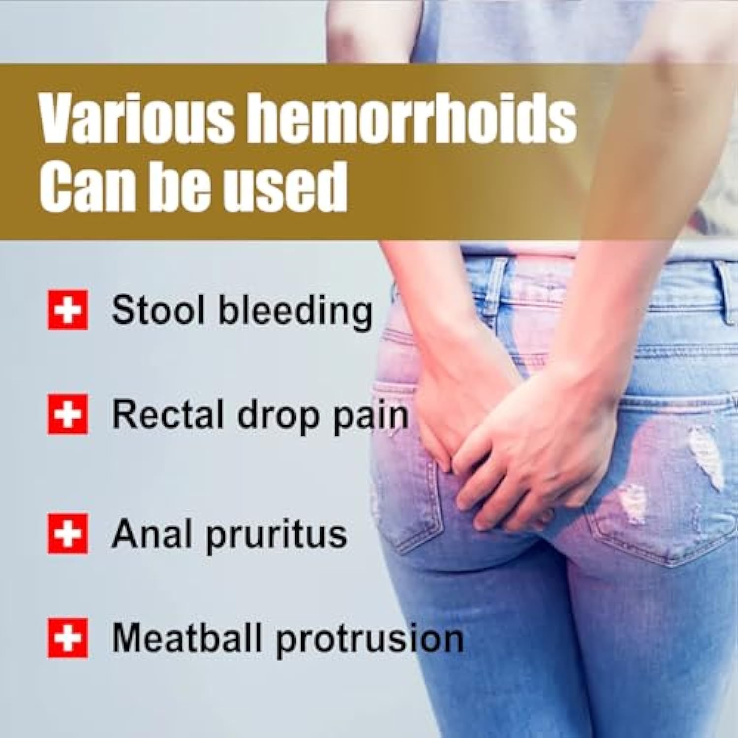 Natural Herbal Hemorrhoid Cream for Men & Women - Fast Relief for Itching, Pain & Swelling - Perfect for Home, Travel & Postpartum Care