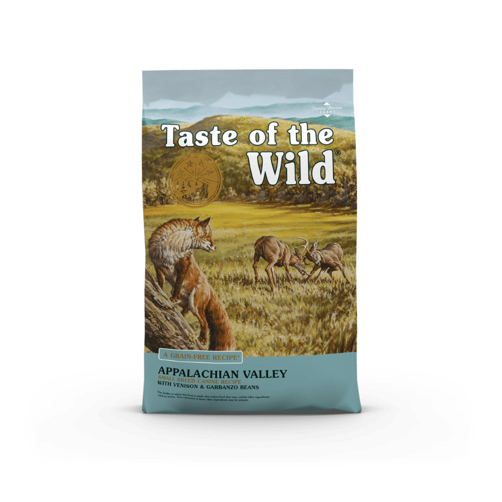 Taste of the Wild High Protein Grain Free Dry Dog Food - 4.4lb Bag for Adult Dogs - Natural Flavors with Real Meat - Perfect for Active Dogs & Outdoor Adventures