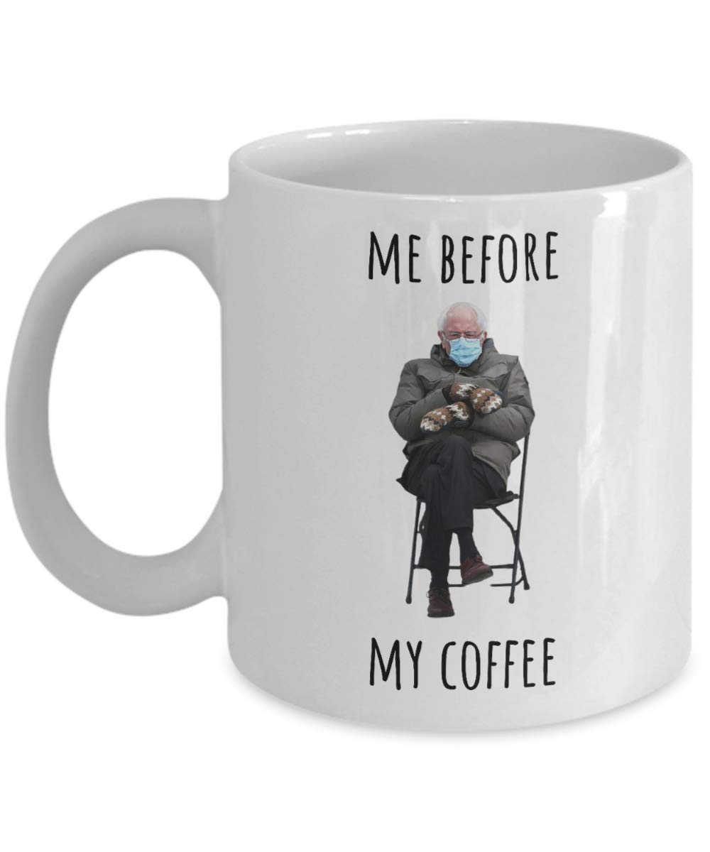 Bernie Sanders Coffee Mug - 11oz Ceramic Cup with Handle, Perfect for Tea & Hot Drinks - Great Gift for Democrats, Socialists & Liberals - Use at Home, Office or Political Events