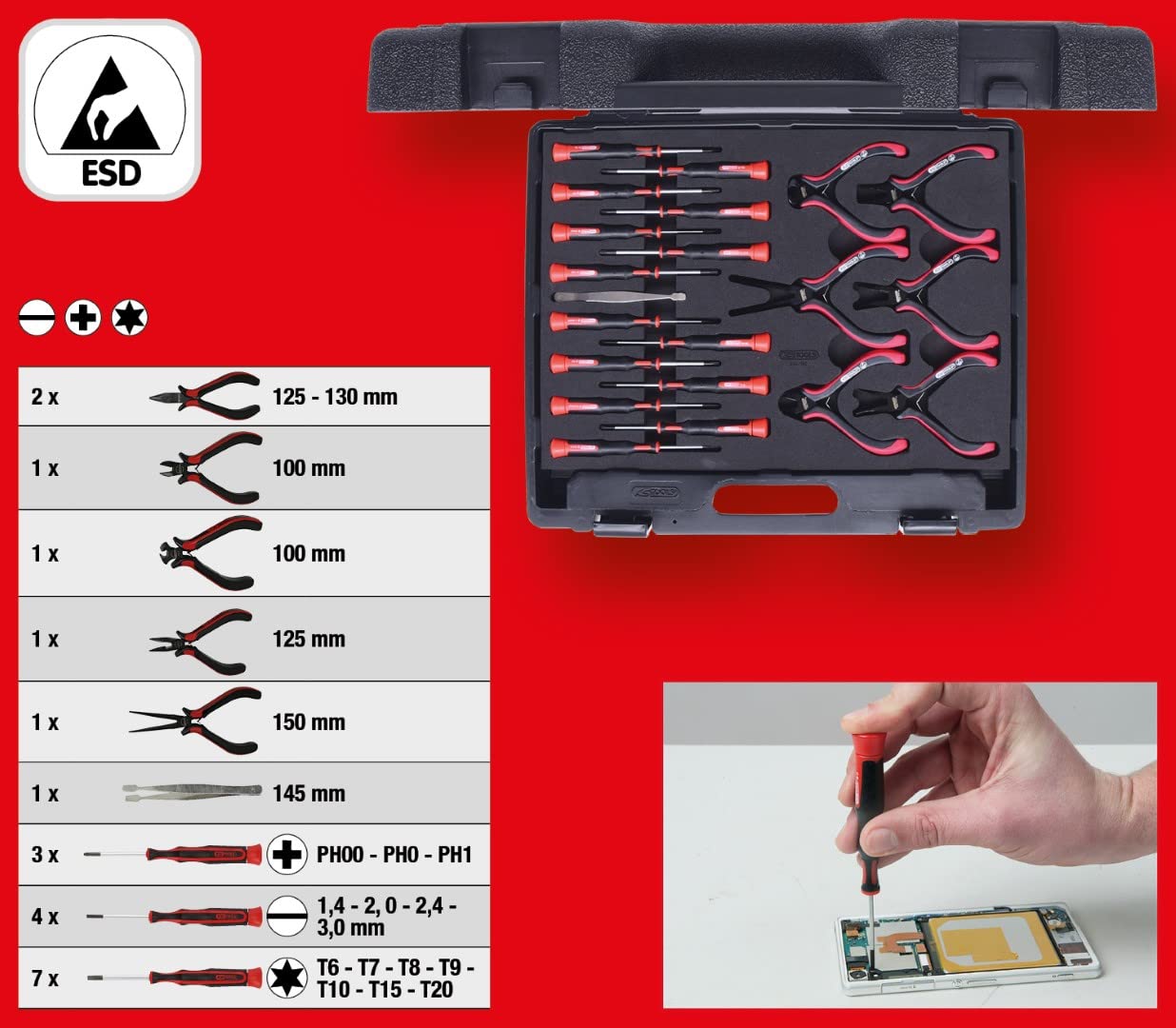 21-Piece Precision Tool Set for DIY, Home Repair & Automotive - High-Quality Hand Tools for Professionals & Hobbyists
