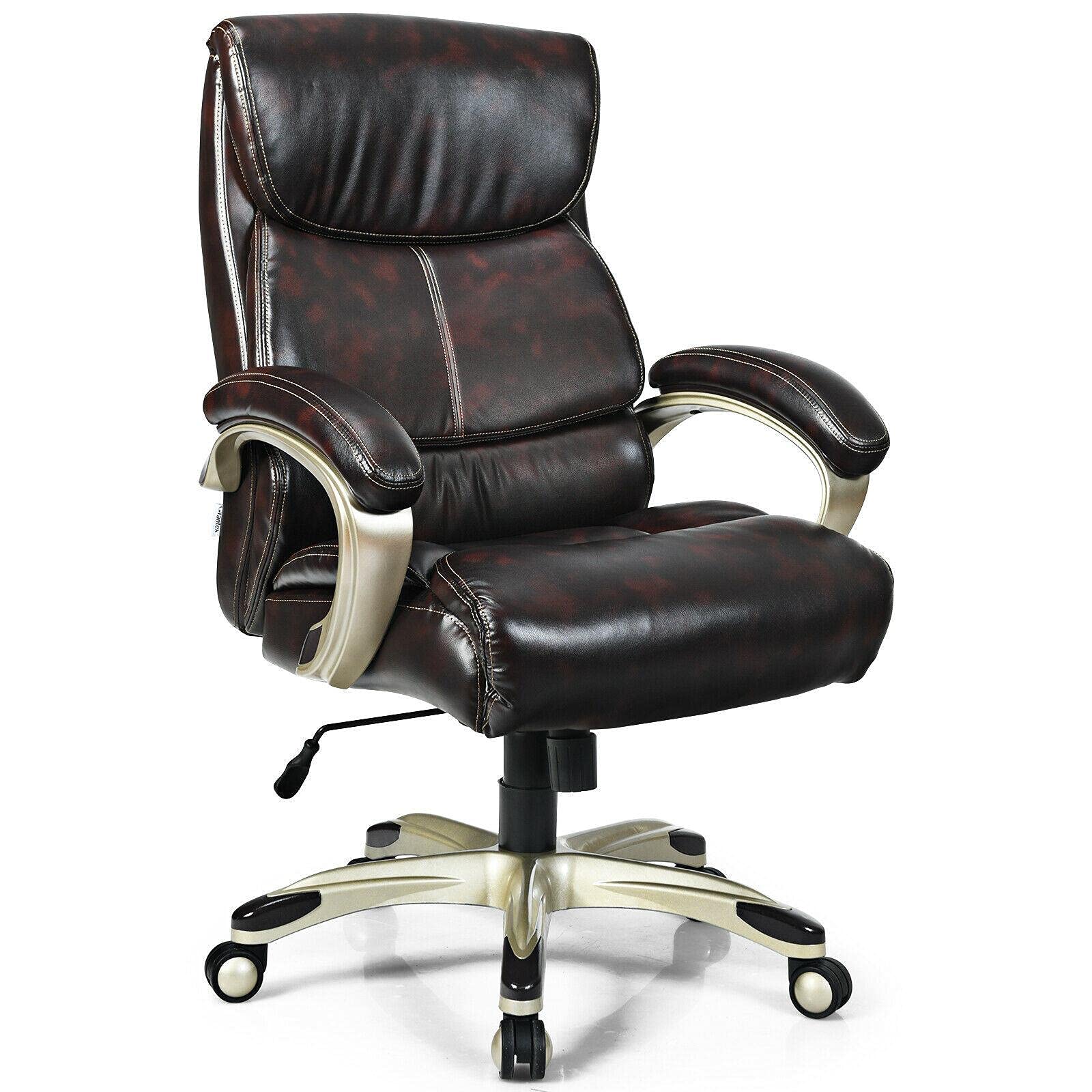 Adjustable Big & Tall High Back Swivel Office Gaming Chair - Ergonomic Computer Desk Chair for Home & Office - Perfect for Long Work Hours, Gaming Sessions & Home Office Setup