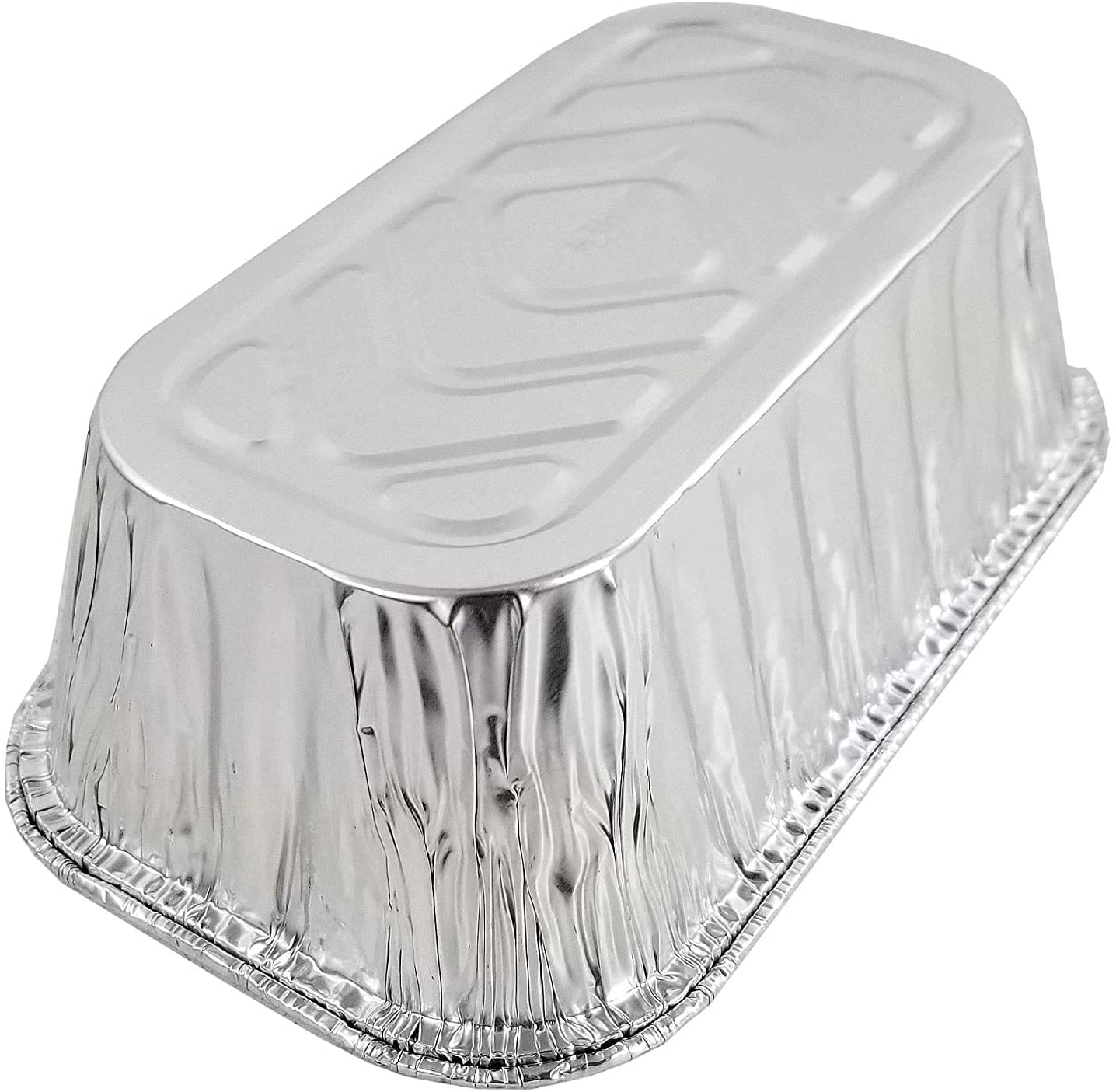 Handi-Foil 1 lb. Aluminum Foil Mini Loaf Bread Baking Pans with Clear Low Dome Lids - Pack of 200 - Perfect for Homemade Bread, Cakes, and Meal Prep