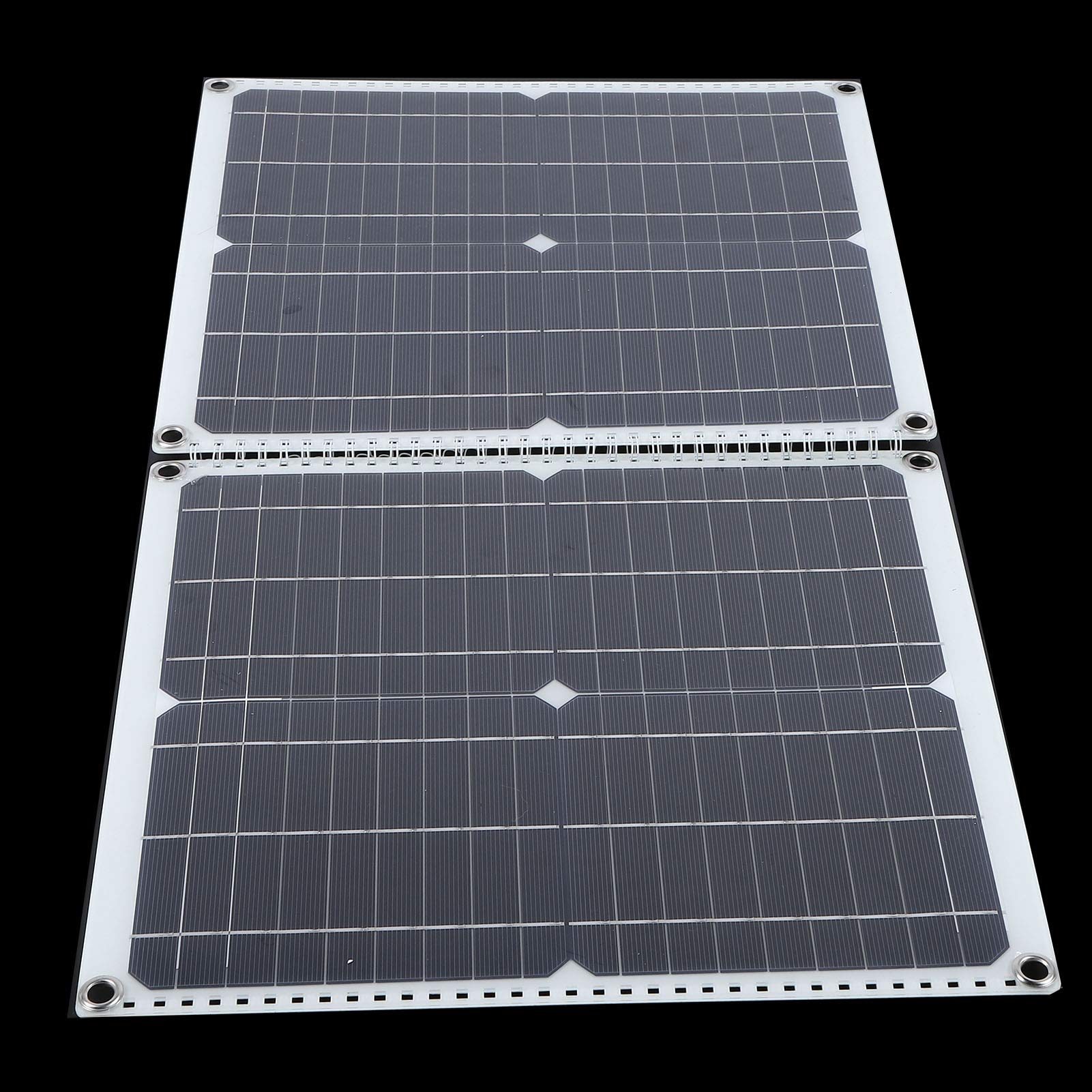 50W 5V Portable Solar Panel Charger Kit - Waterproof Solar Power Bank for Laptops, Phones, Camping, RV & Emergency Power Supply