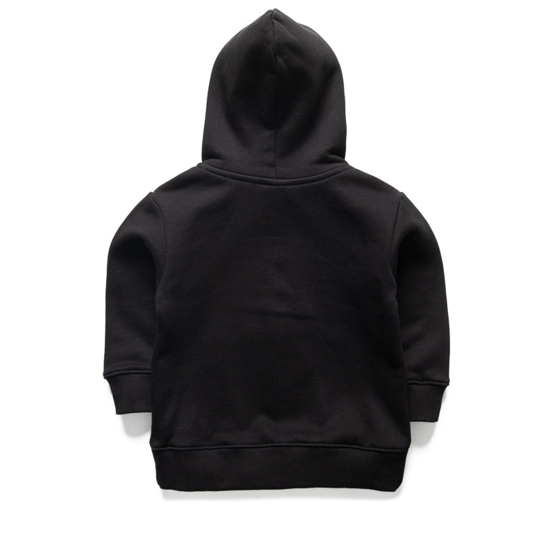 Kids Ice Cream Dog Town Zip Front Hoodie - Black | Cute Pullover for Boys & Girls | Perfect for School, Playdates & Outdoor Activities