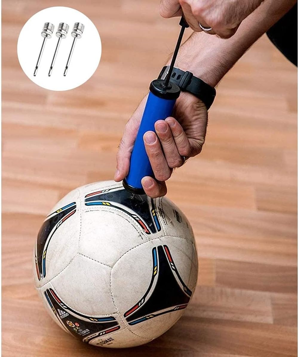 30-Pack Ball Pump Needle Valve Replacement Set - Compatible with Soccer Balls, Basketballs & Volleyballs - Screw Thread Air Inflation Needles for Sports Equipment Maintenance (Perfect for Gym, Field & Home Use)