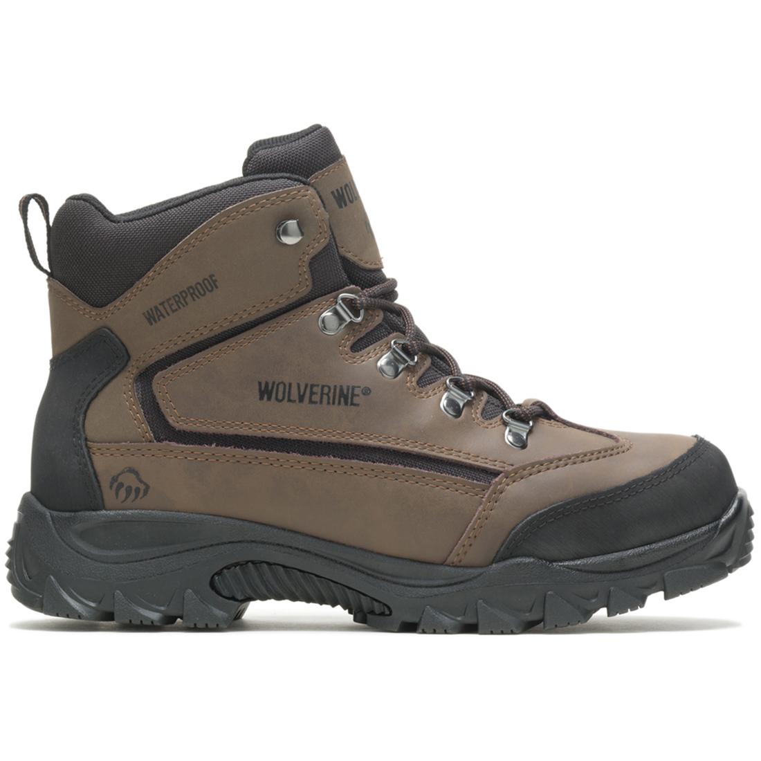 Waterproof Soft Toe Hiking Boots for Men & Women - Comfortable Outdoor Trekking Shoes for Hiking, Camping & Trail Walking - Spencer Brown Leather Boots