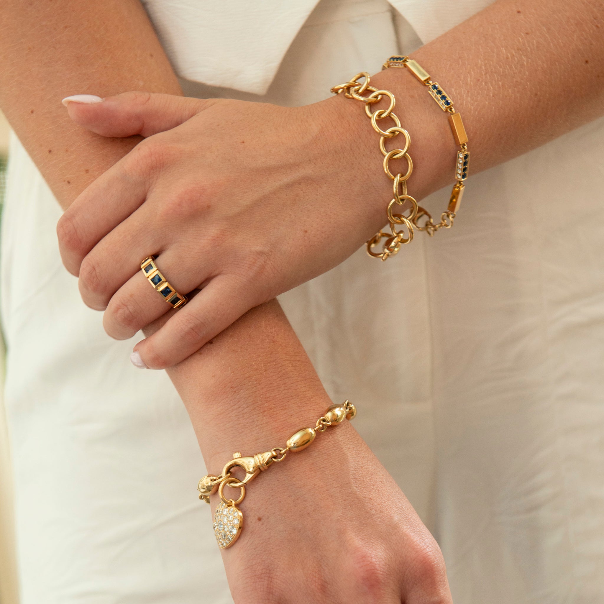 Single Stone Dorothy Luxe Bracelet - Elegant Gold Plated Bracelet for Women, Minimalist Dainty Jewelry Gift for Her - Perfect for Weddings, Anniversaries & Special Occasions