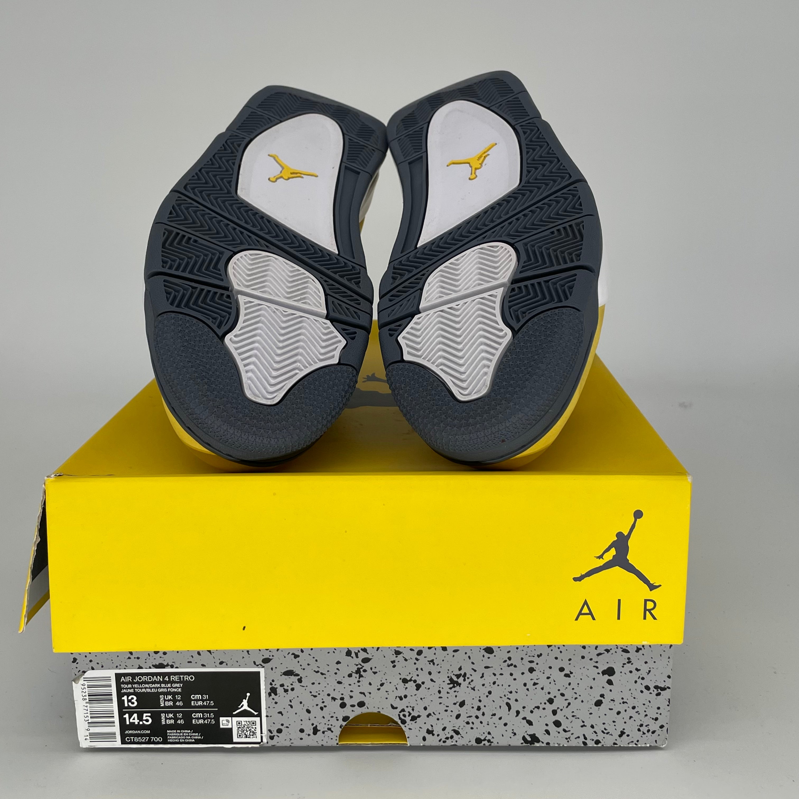 AIR JORDAN 4 LIGHTNING Retro Sneakers Men's Size 13 (CT8527-700) - Basketball Shoes for Men, Streetwear Fashion & Casual Wear