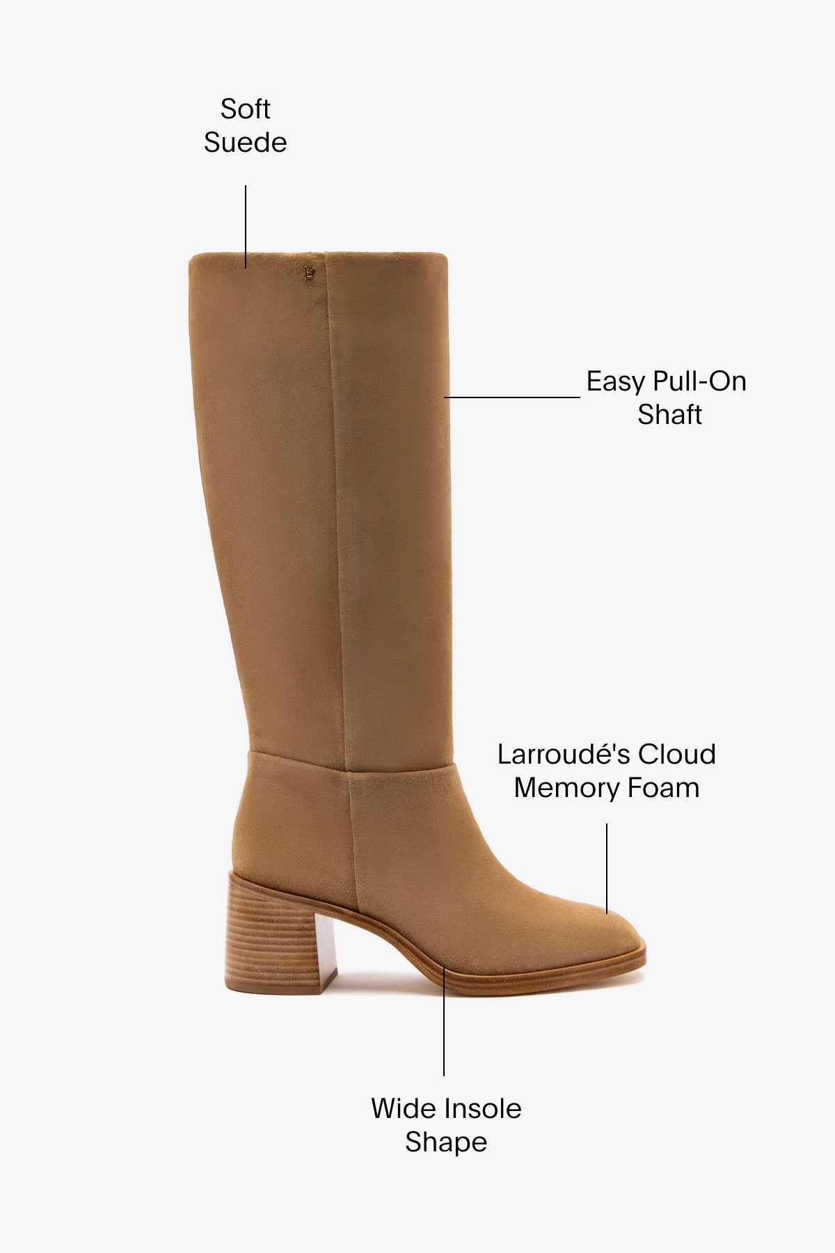 Ricky Boot In Peanut Suede - Stylish & Comfortable Women's Ankle Boots for Fall & Winter | Perfect for Casual Outfits, Work & Date Nights