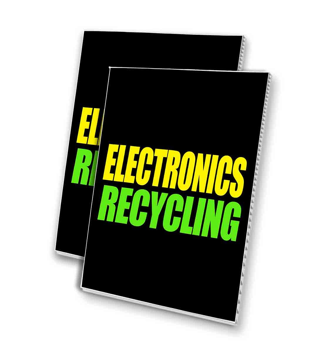4mm Corrugated Plastic Panel for Electronics Recycling - 24