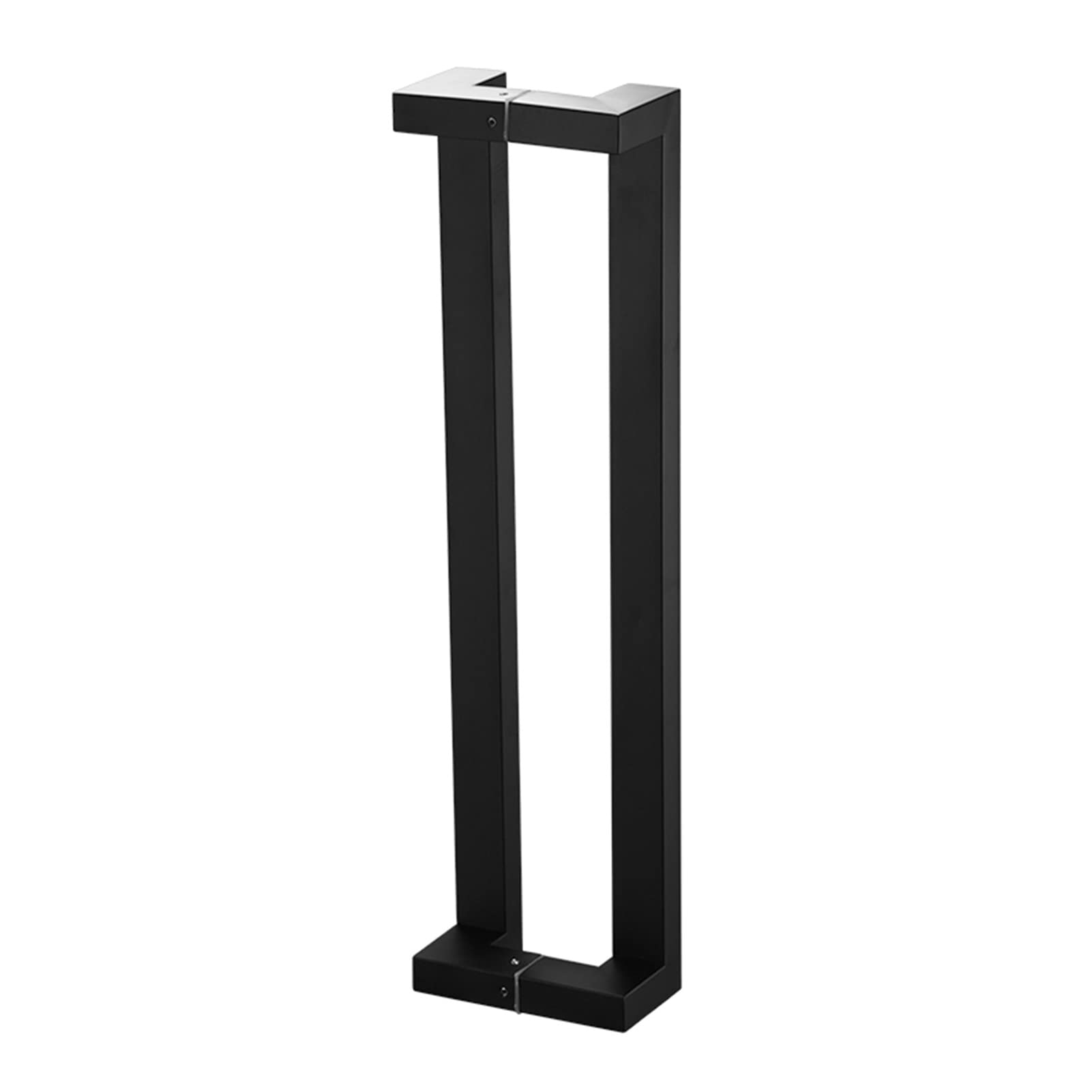 Double Sided H-Shape Sliding Door Handle - Black 17-Inch Pull Bar for Wooden, Glass & Barn Doors | Perfect for Home Entryways, Closet Doors & Room Dividers