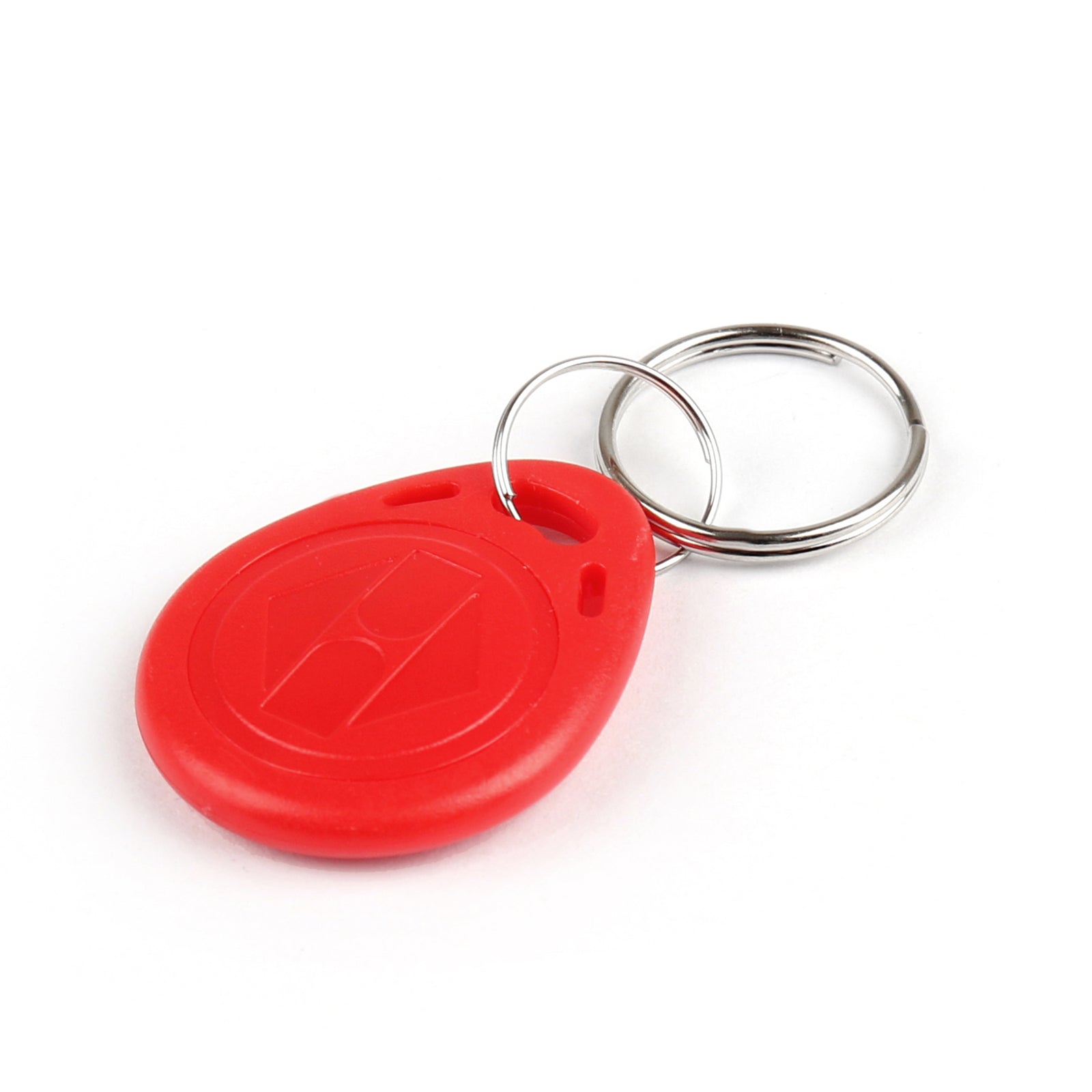 100Pcs Readable RFID Tokens 125Khz EM4100 Keychain Tags - ID Card Access Control System for Security, Parking, Office & Hotel Management