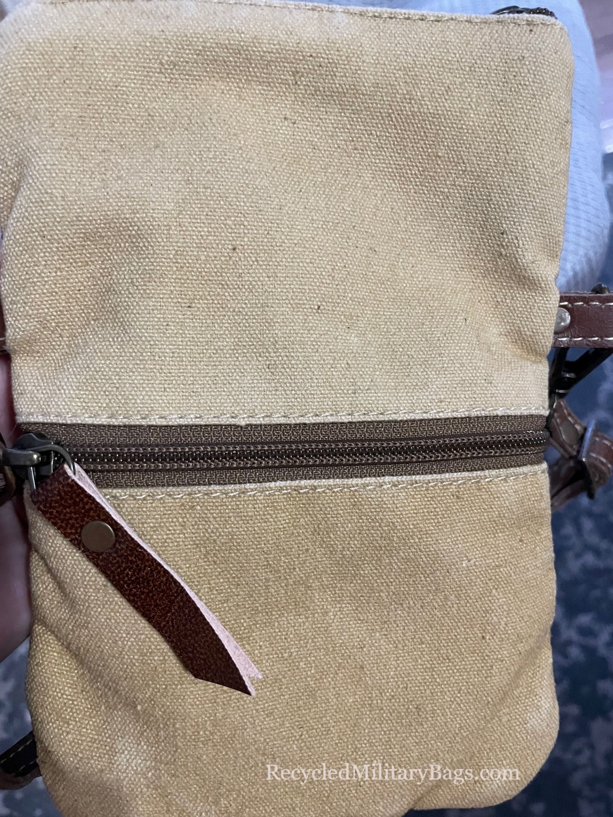 American Flag Crossbody Bag - Patriotic Passport Purse for Travel & Festivals | Eco-Friendly Canvas Shoulder Bag | Perfect for 4th of July, Concerts & Vacation