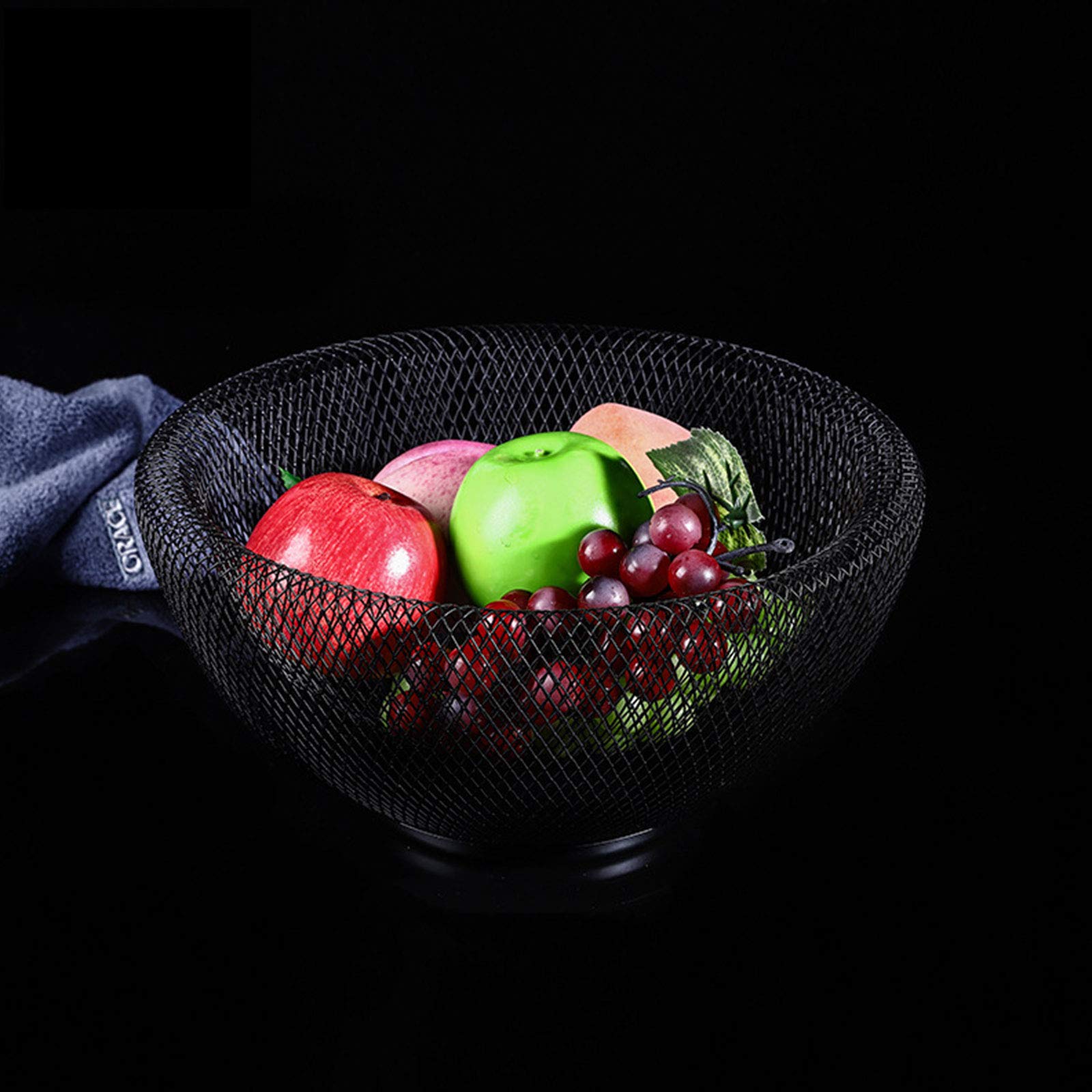 Metal Wire Fruit Basket - Kitchen Counter & Table Decor for Fruits, Snacks